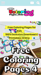 Mobile Screenshot of freecoloringpages4kids.com